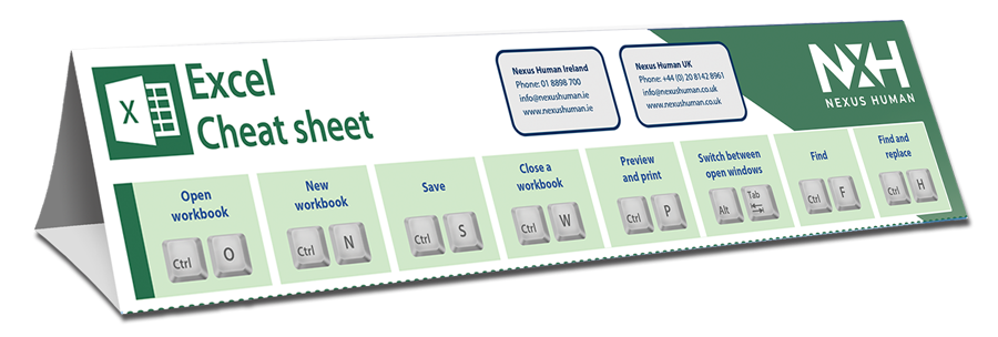 Excel Cheat Sheet
